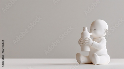 Innocence: A Study in White - Baby and Bottle