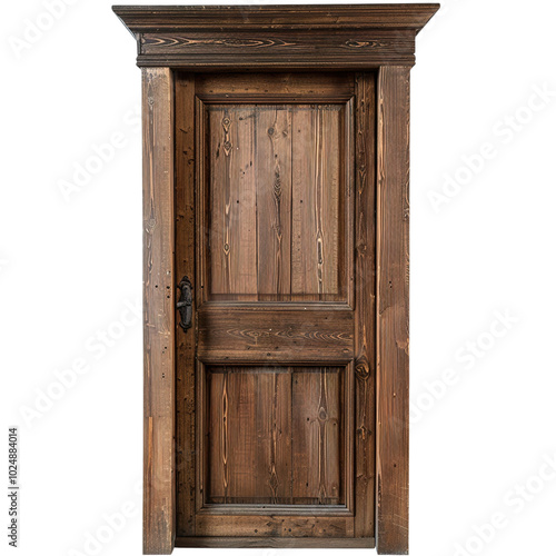 old wooden door