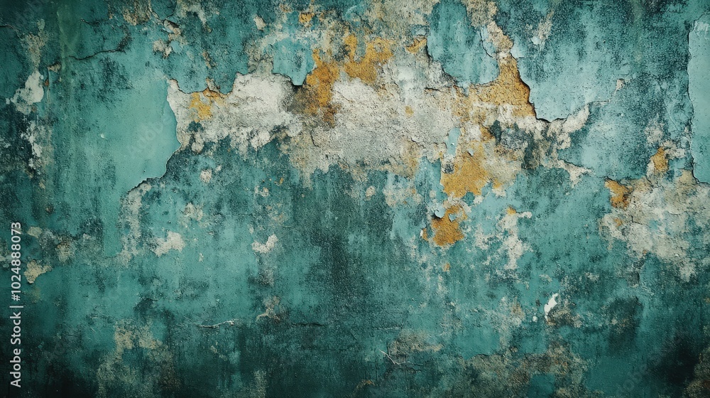 Grunge Teal Wall Texture Background Grunge Teal Wall Texture Background