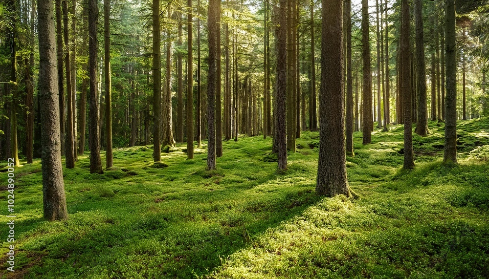 lush green pine forest forrest environment preservation lush green pine forest forrest environment preservation