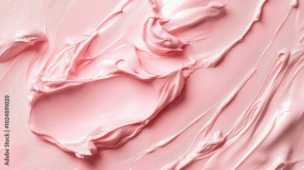 Hydrating Purity: Close-up 3D Illustration of Smudged Gel Surface with Smooth Textures for Skincare Treatments Hydrating Purity: Close-up 3D Illustration of Smudged Gel Surface with Smooth Textures for Skincare Treatments