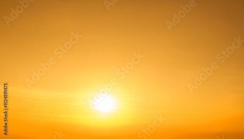early sunshine in a clear yellow sky nature background glowing light on heavenly orange backdrop shining effect element sun shining