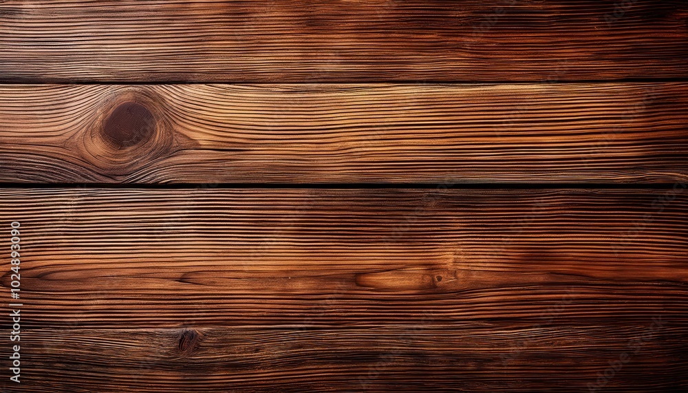 Fototapeta premium Rich Wooden Texture Background for Rustic Designs, Furniture Concepts, or Organic Branding Elements