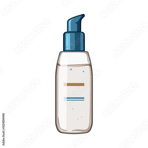 strengthen hair serum cartoon. hydrate growth, moisture volume, silk gloss strengthen hair serum sign. isolated symbol vector illustration