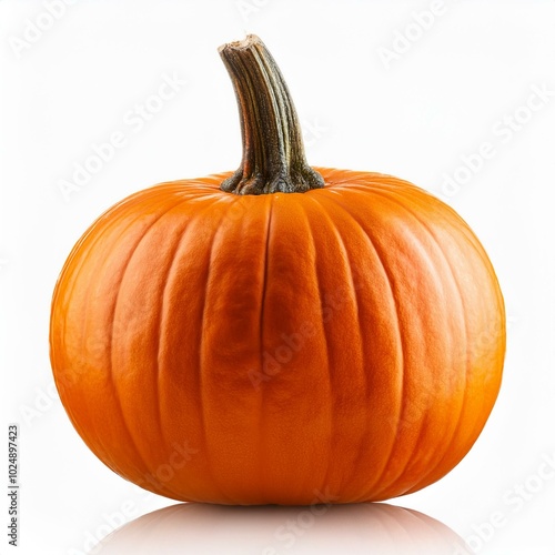 orange pumpkin isolated on transparent background