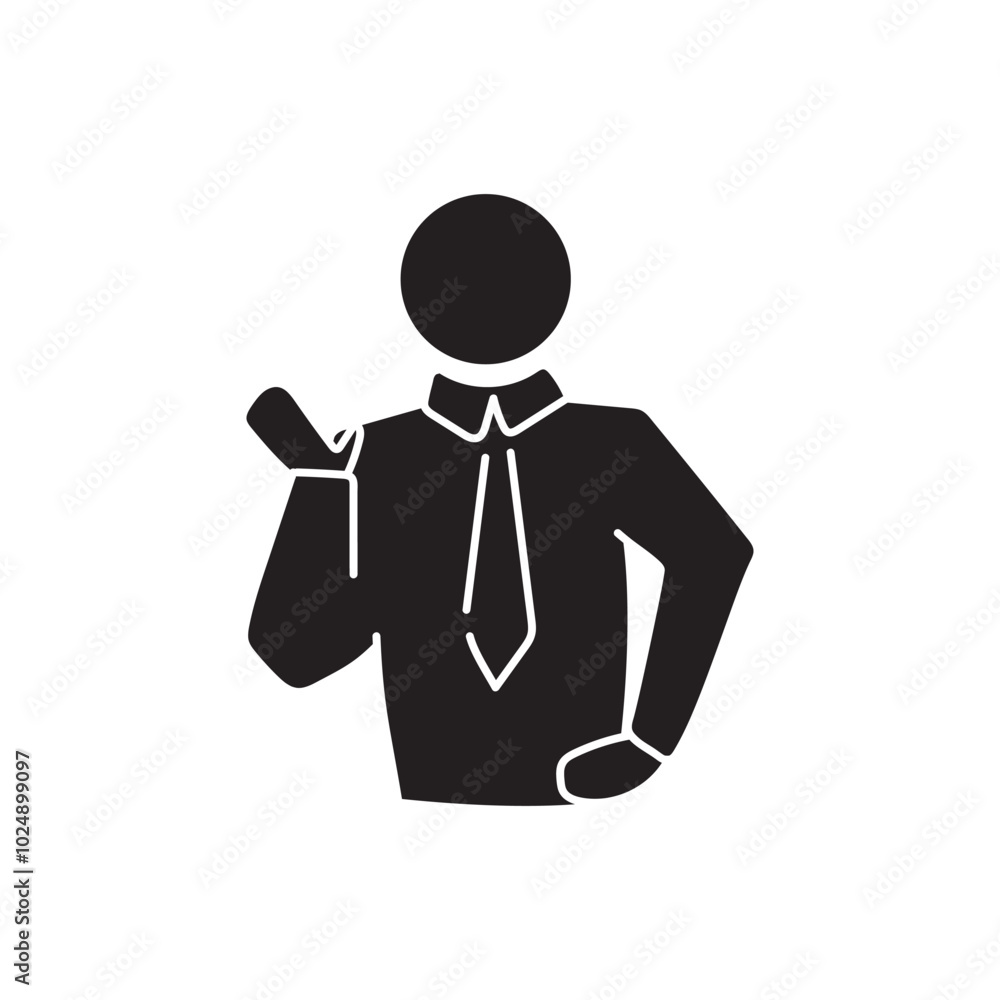 silhouettes of an outline icon of a person saying hello silhouettes of an outline icon of a person saying hello