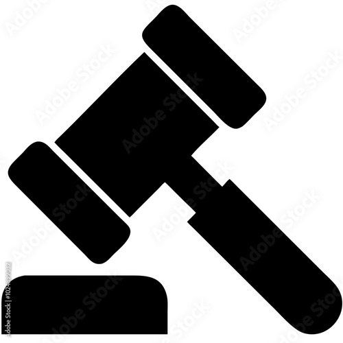  Black Gavel Vector for Legal and Justice Themes