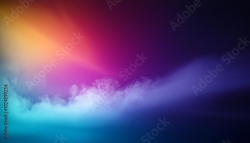 abstract colorful mist background with grain unfocussed ambient neon light modern minimal wallpaper photo