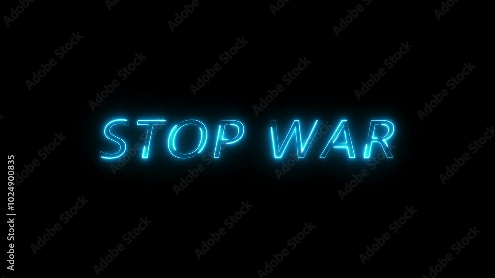 Neon Text Animation. Neon Text Animation.