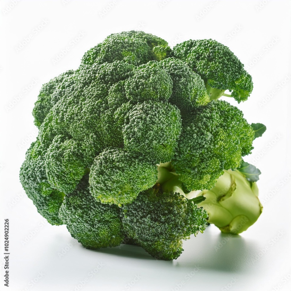 ripe broccoli cabbage isolated on white ripe broccoli cabbage isolated on white