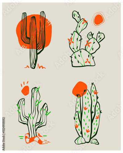 Small set of cacti