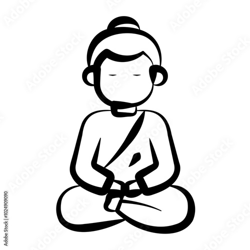 meditating buddha statue