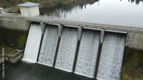 Wallpaper Mural Pre-dam at the Rappbode dam in the Harz Mountains Torontodigital.ca