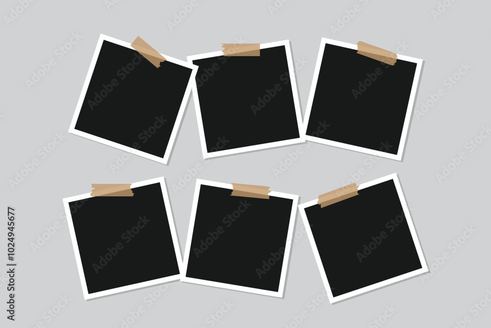 Collage art template attractive design Collage art template attractive design