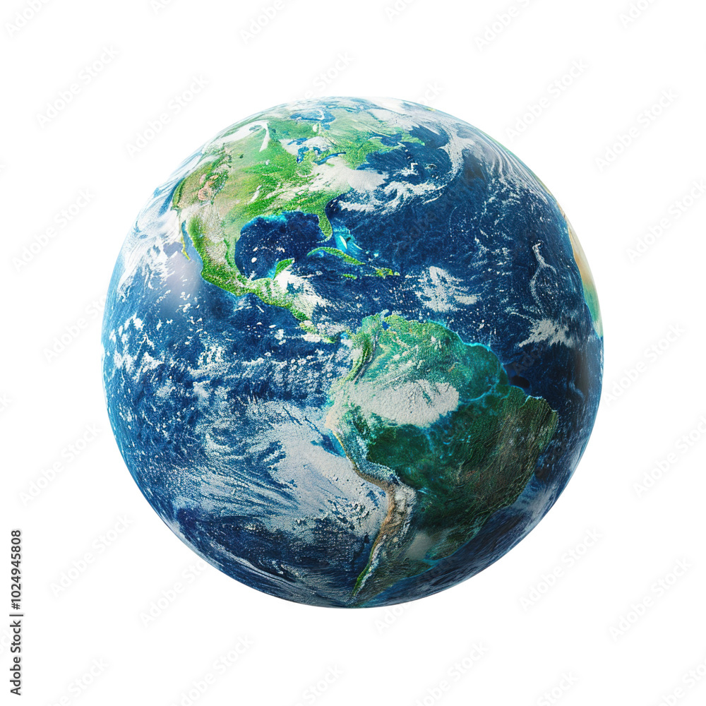 earth globe on white background earth globe on white background
