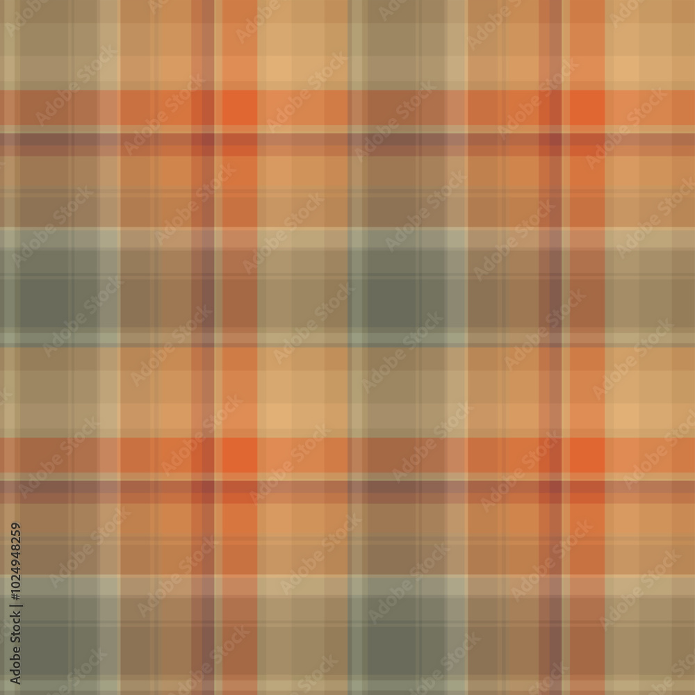 Seamless brown tones striped plaid pattern design. for plaid, fabric, carpet, rug, textile, clothes, table, weaving, dress, clothing. Vector drawing Seamless brown tones striped plaid pattern design. for plaid, fabric, carpet, rug, textile, clothes, table, weaving, dress, clothing. Vector drawing