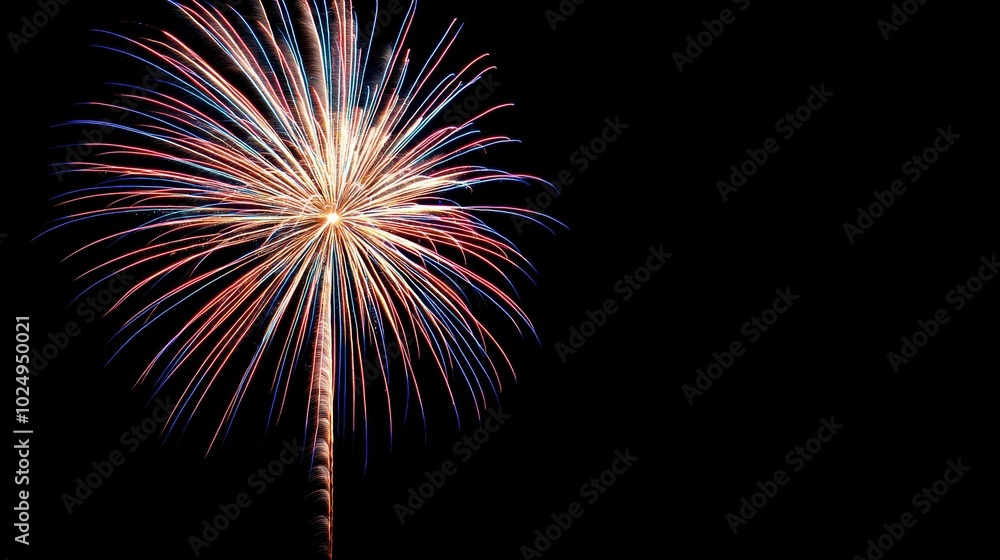 Vibrant Fireworks Display in the Night Sky Celebrating a Special Occasion Vibrant Fireworks Display in the Night Sky Celebrating a Special Occasion