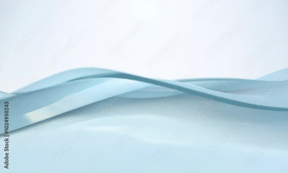 Generate an image of a smooth flowing blue wave abstract and ethereal. Generate an image of a smooth flowing blue wave abstract and ethereal.