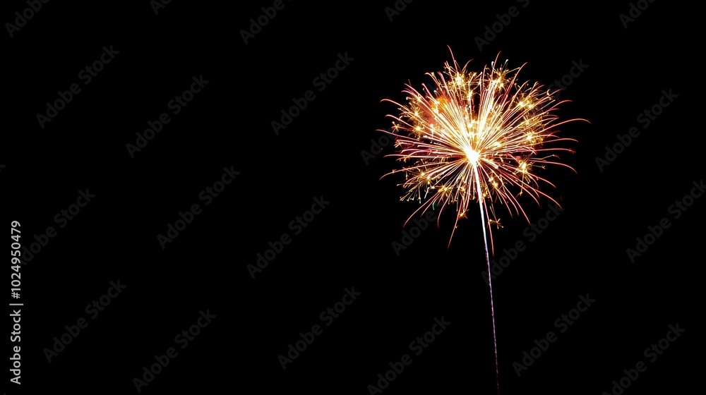 Captivating Fireworks Display Lighting Up the Night Sky at Celebratory Event Captivating Fireworks Display Lighting Up the Night Sky at Celebratory Event