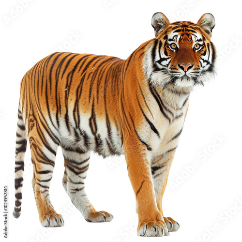 tiger isolated on white