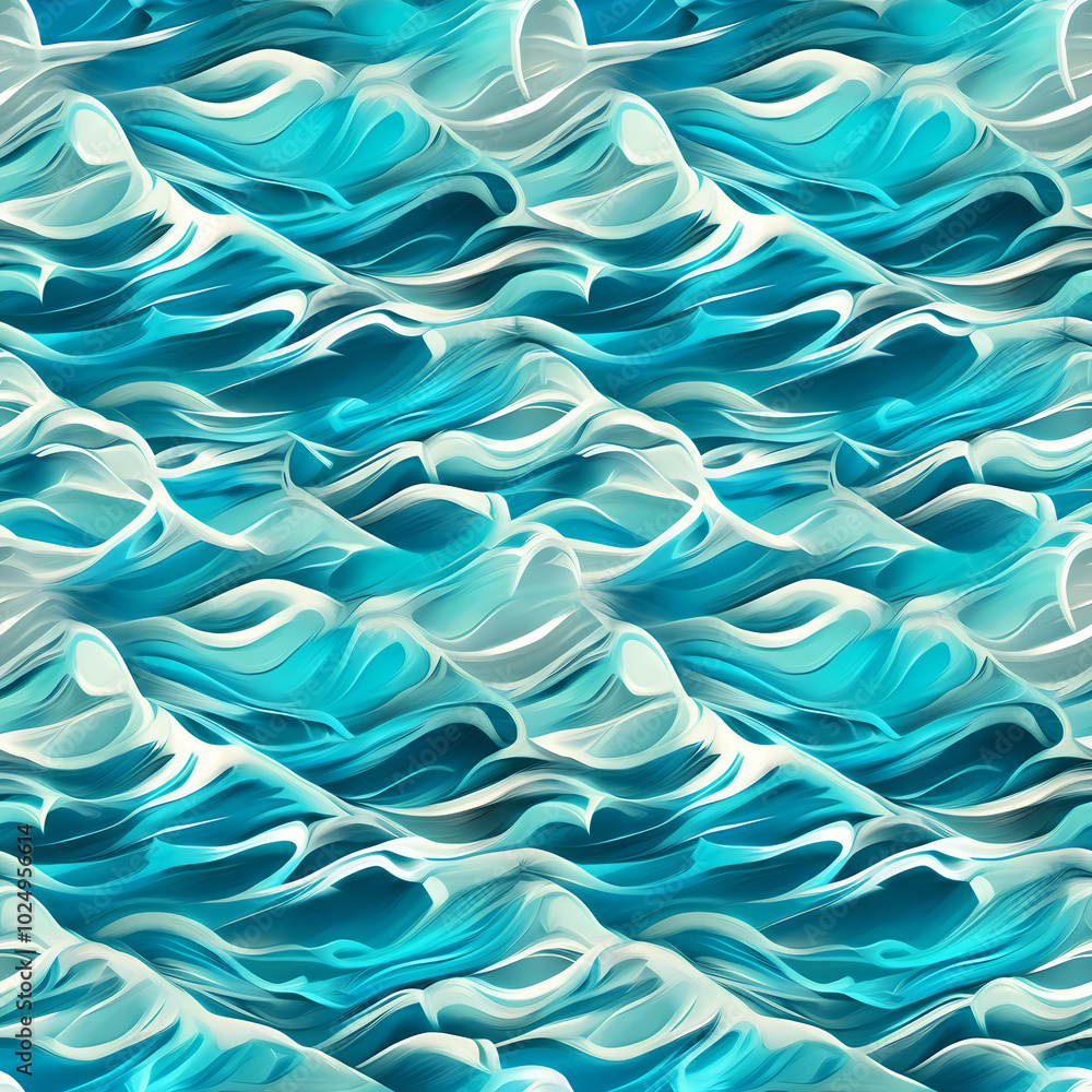 Seamless pattern waves in the ocean abstract background repeatable sea texture Seamless pattern waves in the ocean abstract background repeatable sea texture