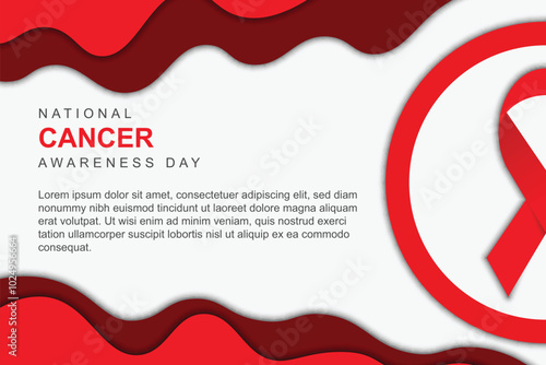 National Cancer Awareness Day background.