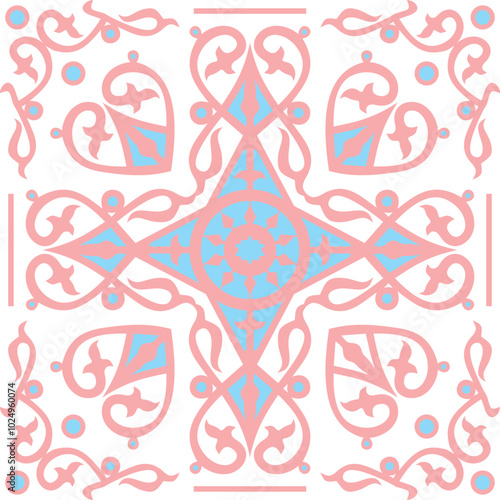 Vector Yakut national ornament. Amulet, talisman, protection. Decoration. home, carpets and ceramics. Traditions of northern peoples, people of the tundra