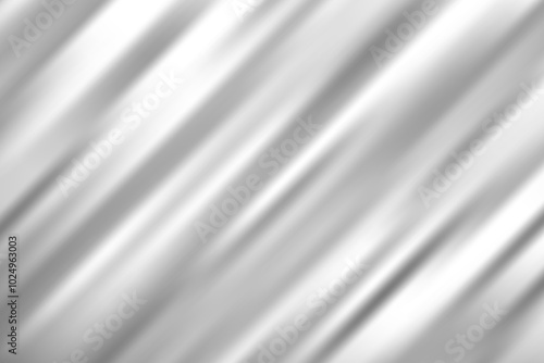 Silver Gradient Background. Speed Light Lines. Abstract Business Wallpaper. Vector Illustration. Technology Banner. Backdrop. Luxury