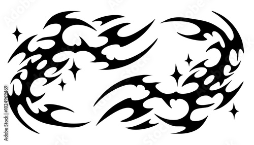 Neo tribal tattoo design vector