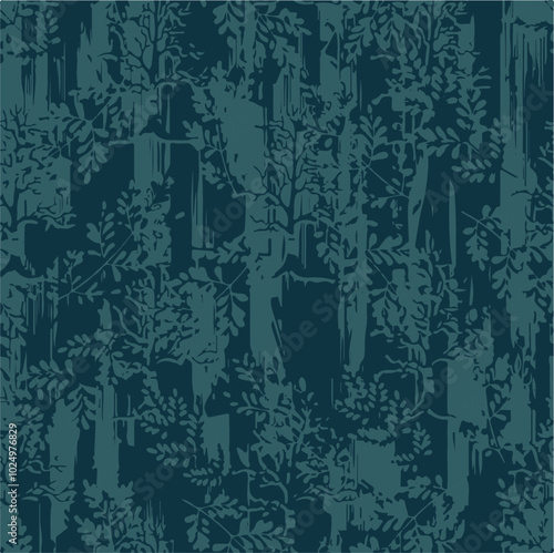 Big flowers pattern, upscale floral pattern. graphical textures floral, trendy colors pattern , flowers background with leaves. vector illustration.