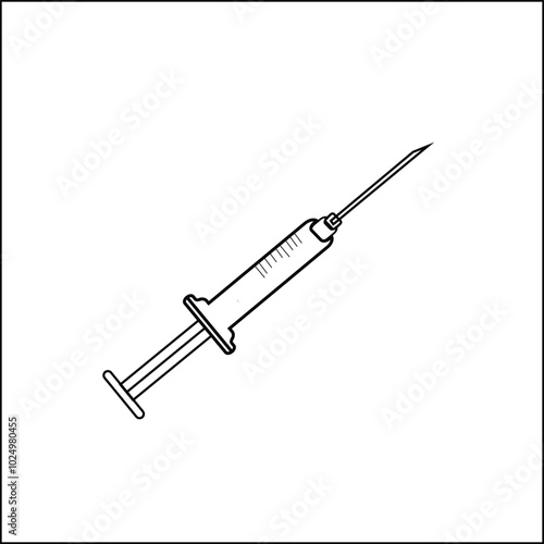 medical syringe icon