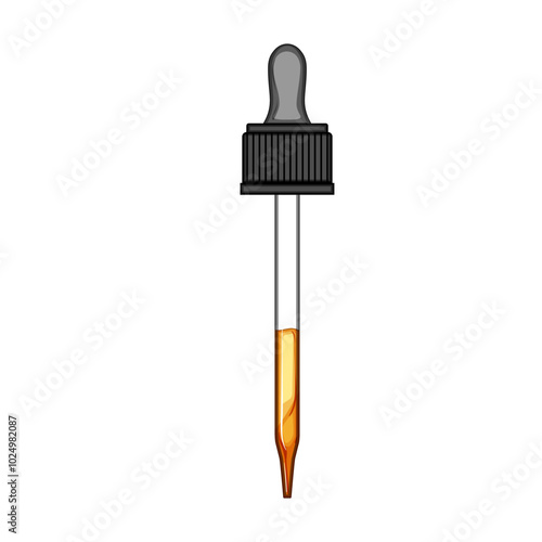 skincare serum dropper cartoon. beauty hydration, antiaging vitamin, elixir glow skincare serum dropper sign. isolated symbol vector illustration