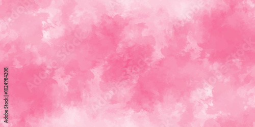 Abstract rose pink Watercolor background. bright and shinny lovely soft texture for design. Decorative soft pink paper texture. brush painted fantasy pastel pink watercolor background.	