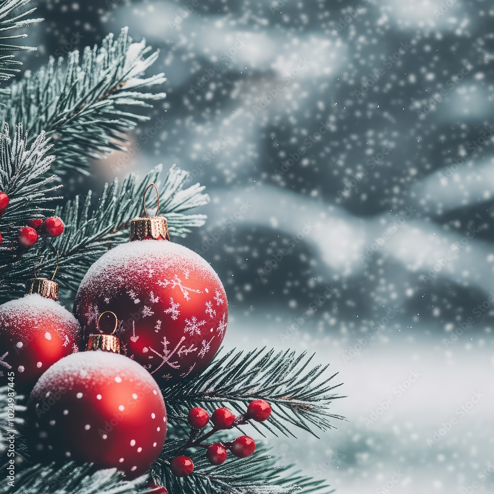 Christmas and New Year holidays concept. AI generated illustration. Christmas and New Year holidays concept. AI generated illustration.