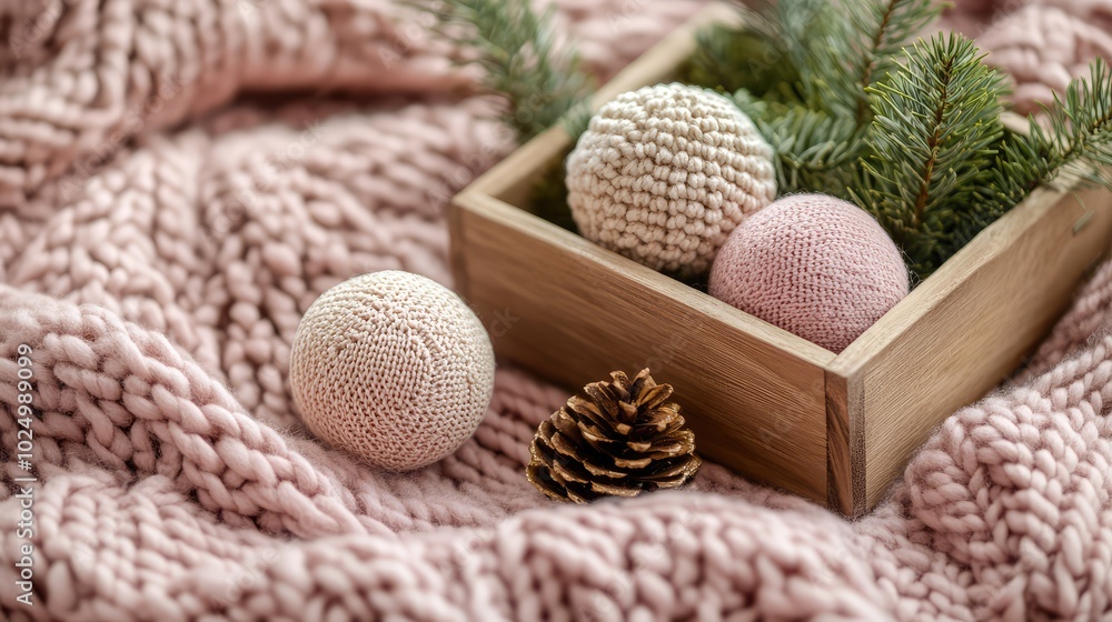 Christmas balls for the spruce close-up. AI generated illustration. Christmas balls for the spruce close-up. AI generated illustration.