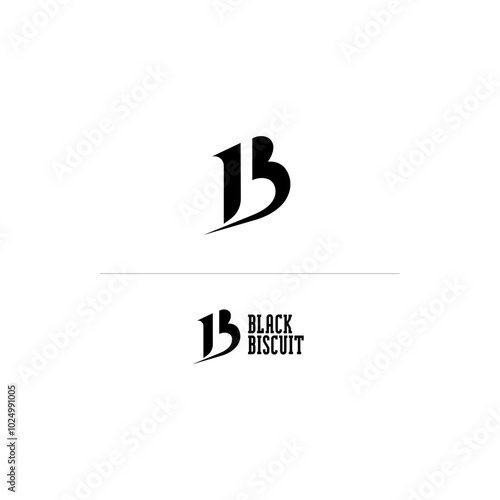 Letter B logo icon design template elements, Premium Vector Letter B Logo, Initial letter B logo and wings symbol. Wings design element, initial Letter B logo Icon, Initial Logo Template.