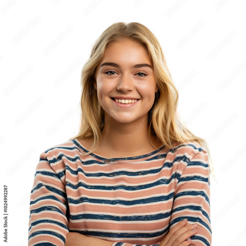 portrait of a smiling girl portrait of a smiling girl