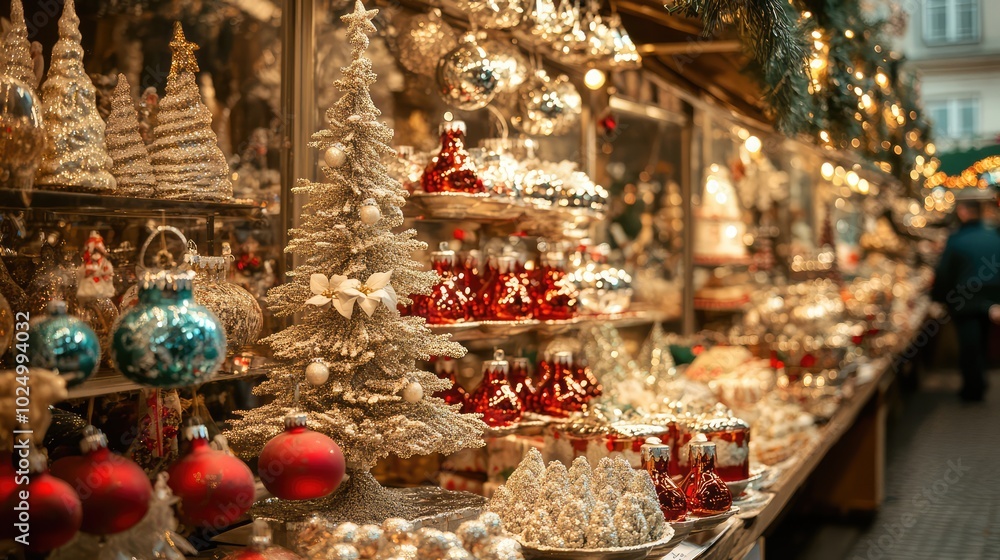 Christmas Markets in Vienna. AI generated illustration. Christmas Markets in Vienna. AI generated illustration.