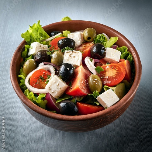 Greek salad photo