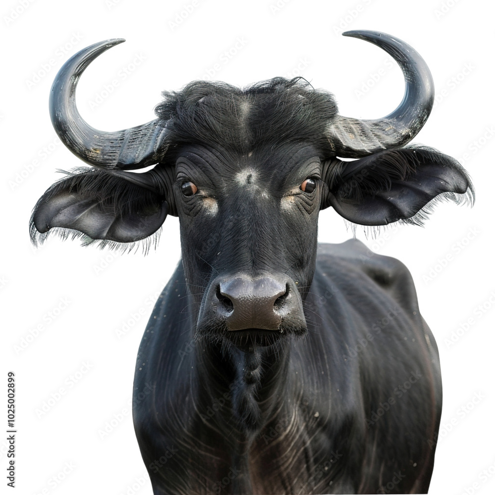 buffalo isolated on white buffalo isolated on white