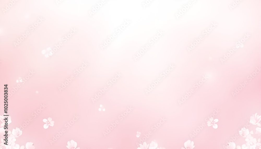 Soft cherry blossom background with gentle colors and copy space Soft cherry blossom background with gentle colors and copy space