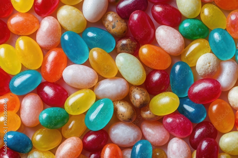a pile of colorful jelly bean a pile of colorful jelly bean