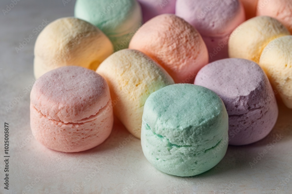 a collection of colorful marshmallows a collection of colorful marshmallows