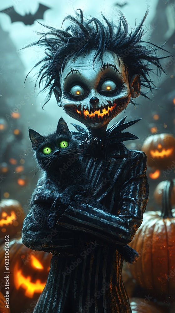 Halloween spooky male character Halloween spooky male character