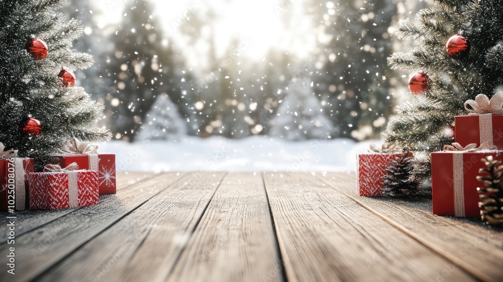 Christmas Scene.AI Generated Illustration. Christmas Scene.AI Generated Illustration.