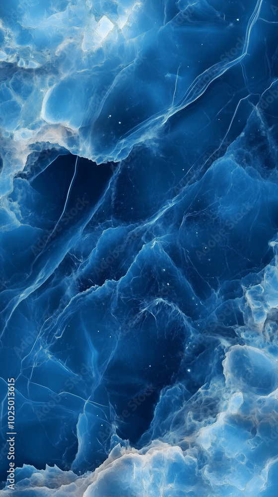 Obraz premium Blue Marble Texture Background for Design