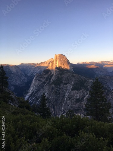 Sunset Over Half Dome