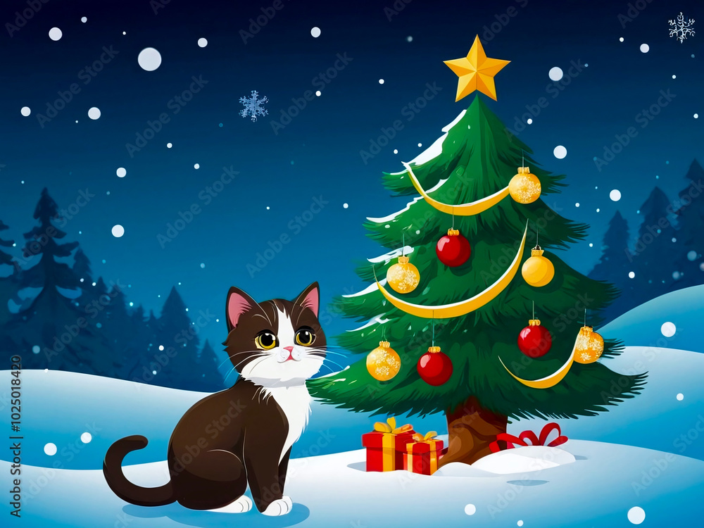 Christmas kitty Christmas kitty