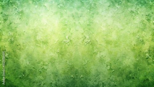 Symmetrical smooth cement or watercolor texture background with natural green gradients