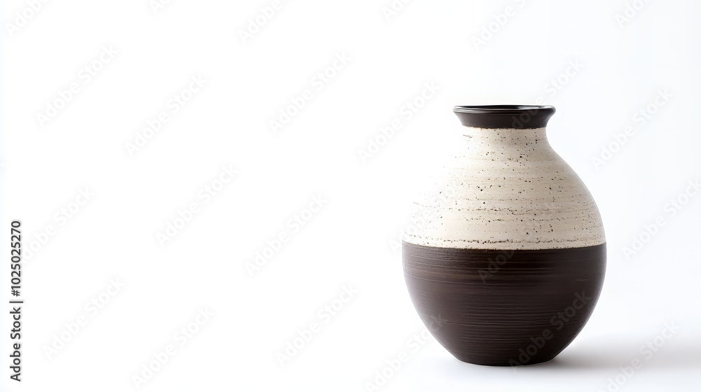Ceramic vase isolated on white background Ceramic vase isolated on white background